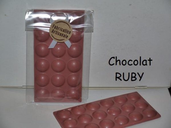 Tablette au chocolat Ruby